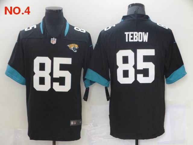 Men's Jacksonville Jaguars 85 Tim Tebow Jersey NO.4;